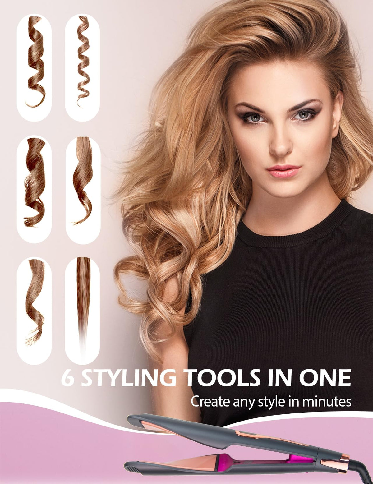 ANGENIL Pro Twist 360° swivel cord for flexible styling.