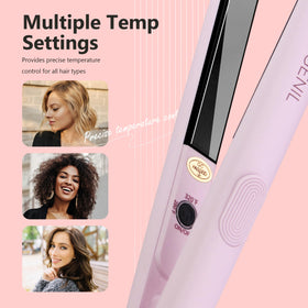 ANGENIL Pro Ultra Mini Flat Iron offers three temperature levels for versatile styling.
