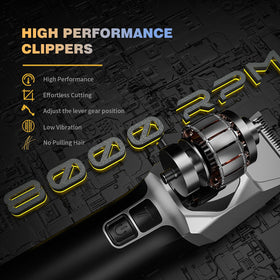 AngFan 440C black oxide blades reduce friction and extend blade life.