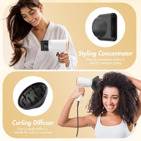 ANIEKIN hair dryer ergonomic-handle for comfortable grip