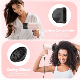 ANIEKIN hair dryer ergonomic handle for comfortable grip during use