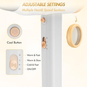 ANIEKIN hair dryer in use during styling for salon-like results