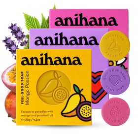 ANIHANA Feel-Good Soap Berry Variety Pack front for vibrant cleansing and mood boost