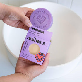 ANIHANA Feel-Good Soap gift set on display suitable for spa gifts