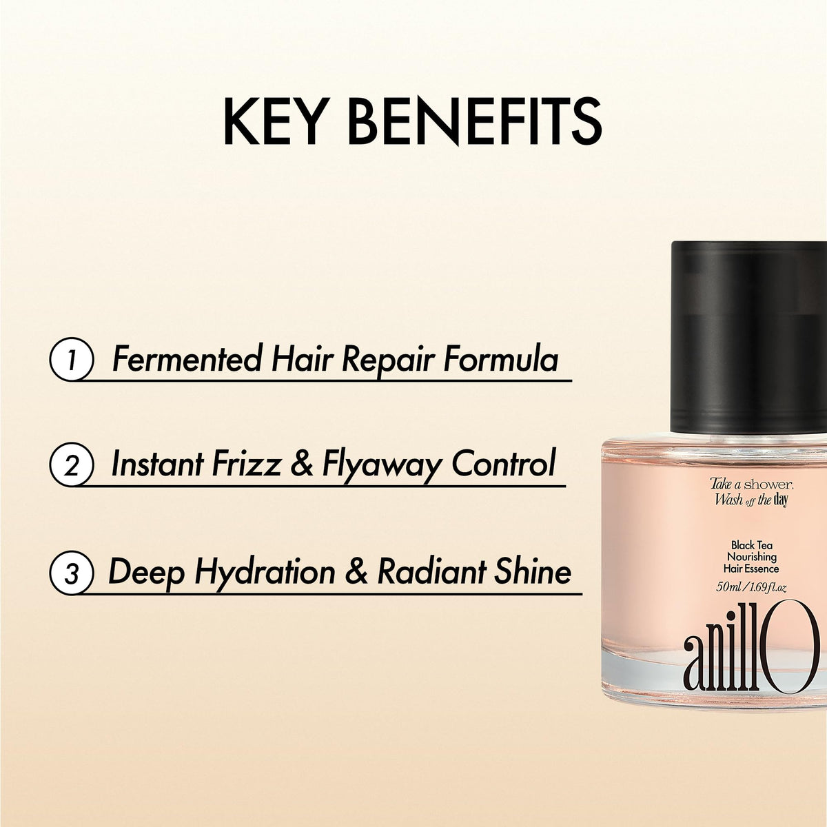 ANILLO Bottle demonstrates fast-absorbing, non-greasy finish for daily use