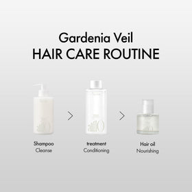 ANILLO Gardenia Veil formula supports safe use with heat-styling for smooth ends.