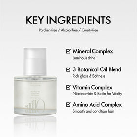 ANILLO Gardenia Veil White Bloom Complex focuses on nourishing gloss and care.