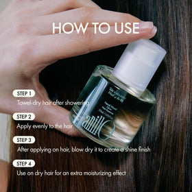 ANILLO Neroli Glow smooths frizz and controls flyaways for a sleek look