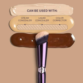 ANISA BEAUTY vegan cruelty-free brush emphasizes ethical beauty and gentle skin contact.