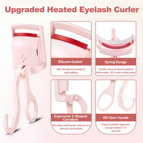 Anitiate curler connected to USB-C charging cable for on-the-go power