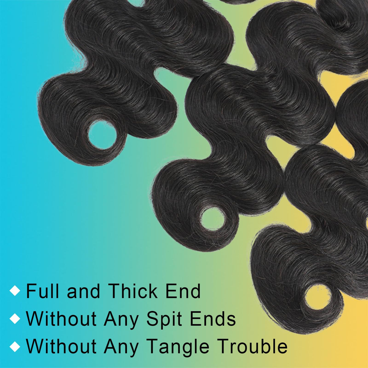 AnJudyReid 22inch body wave hair with long-lasting bounce