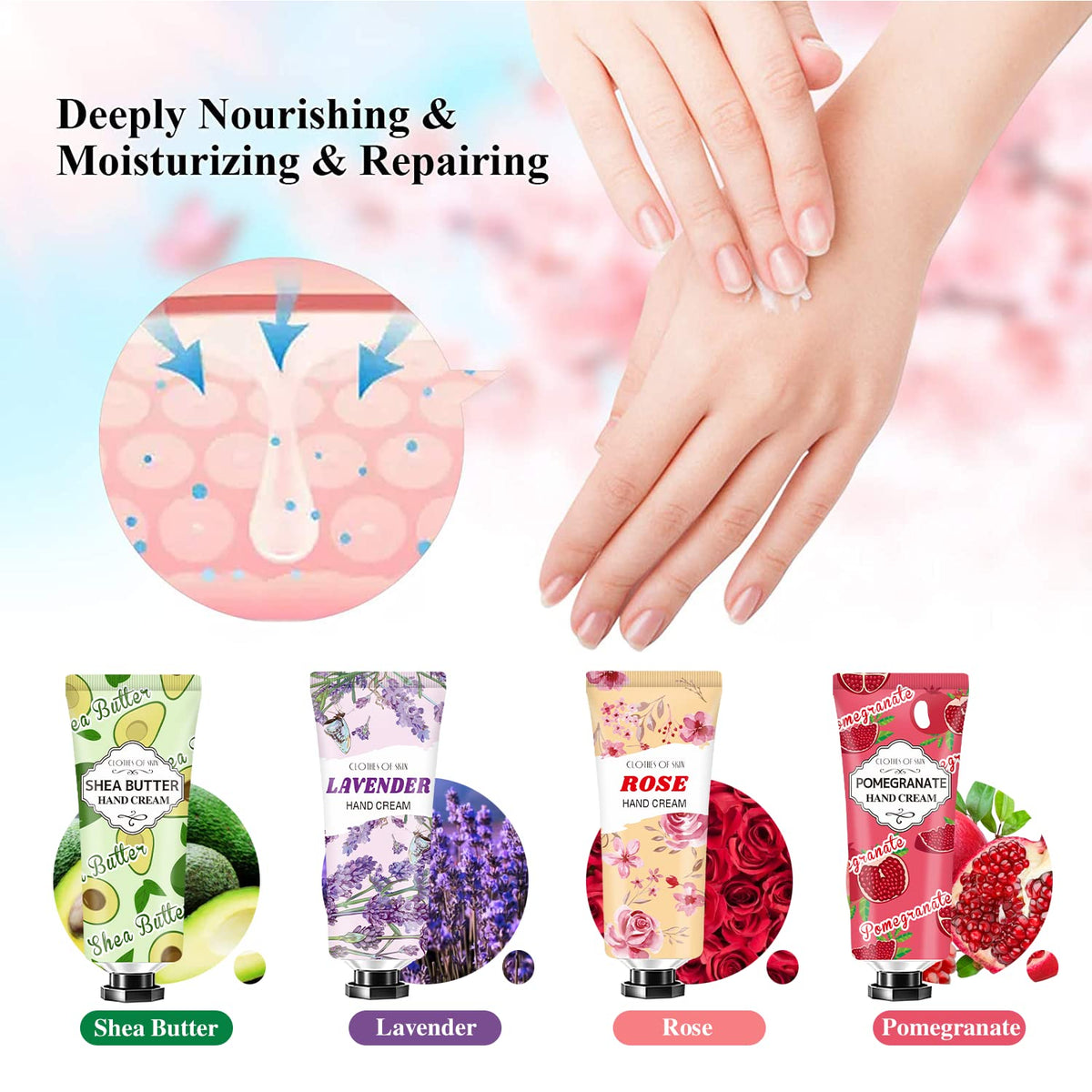 ANKOOOY Honey hand cream tube promoting rich nourishment and quick absorption.