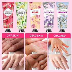 ANKOOOY Travel-size hand cream tubes ready for purse, bag, or trip.