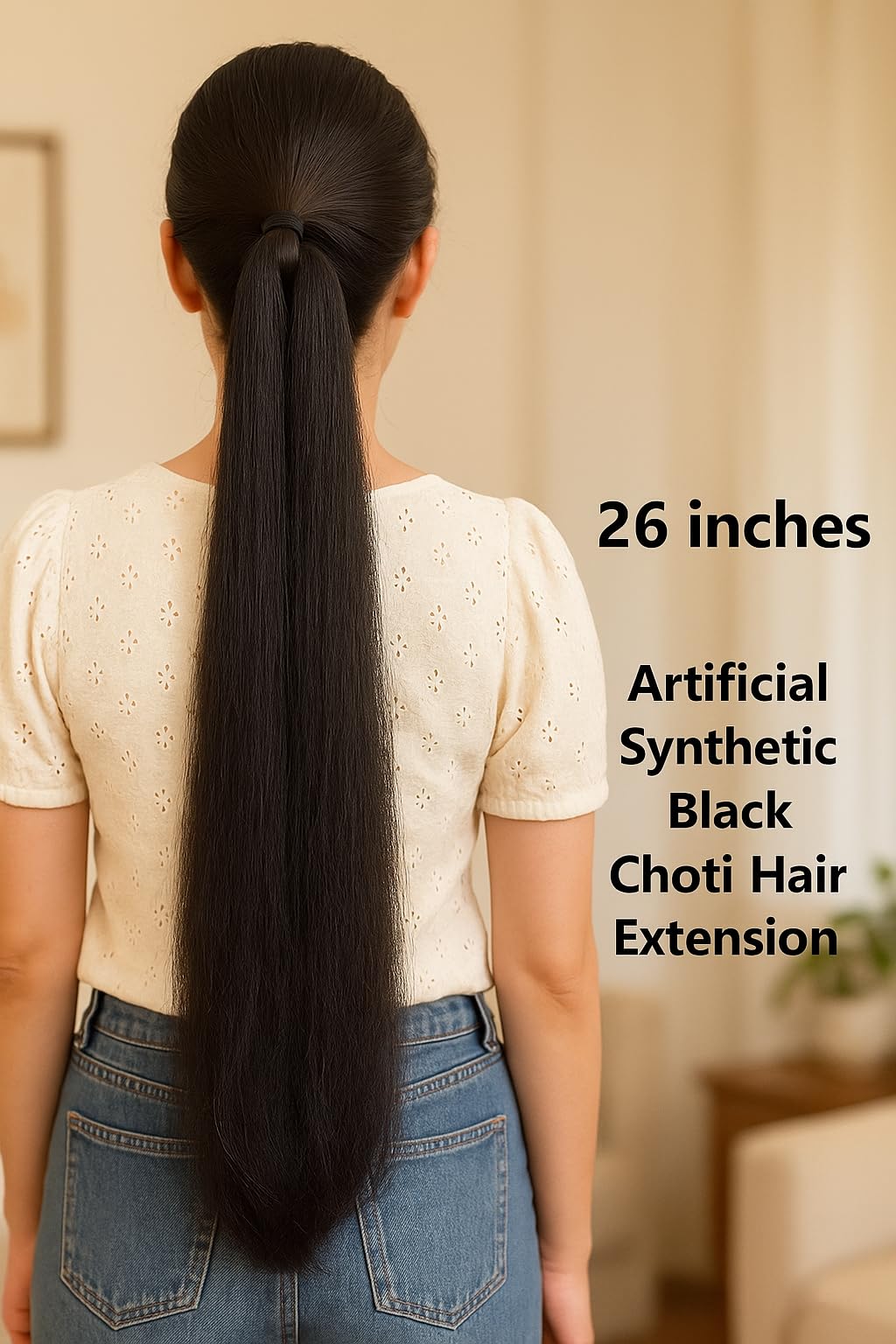 AnNafi easy, no-heat ponytail for quick styling