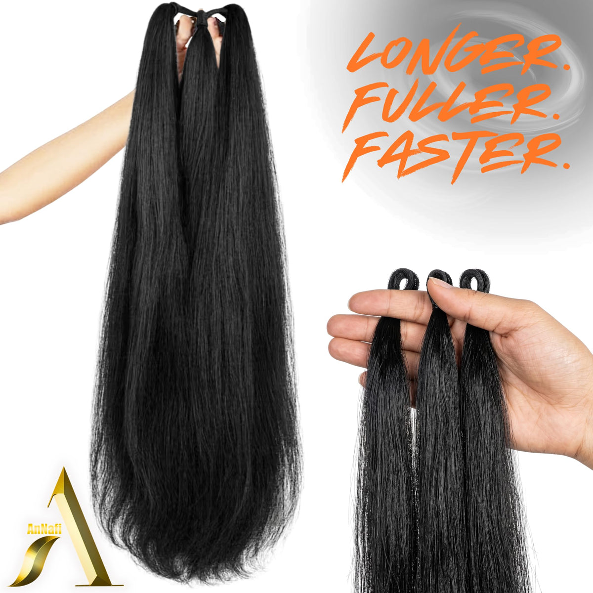 AnNafi 26-inch choti adds dramatic length instantly