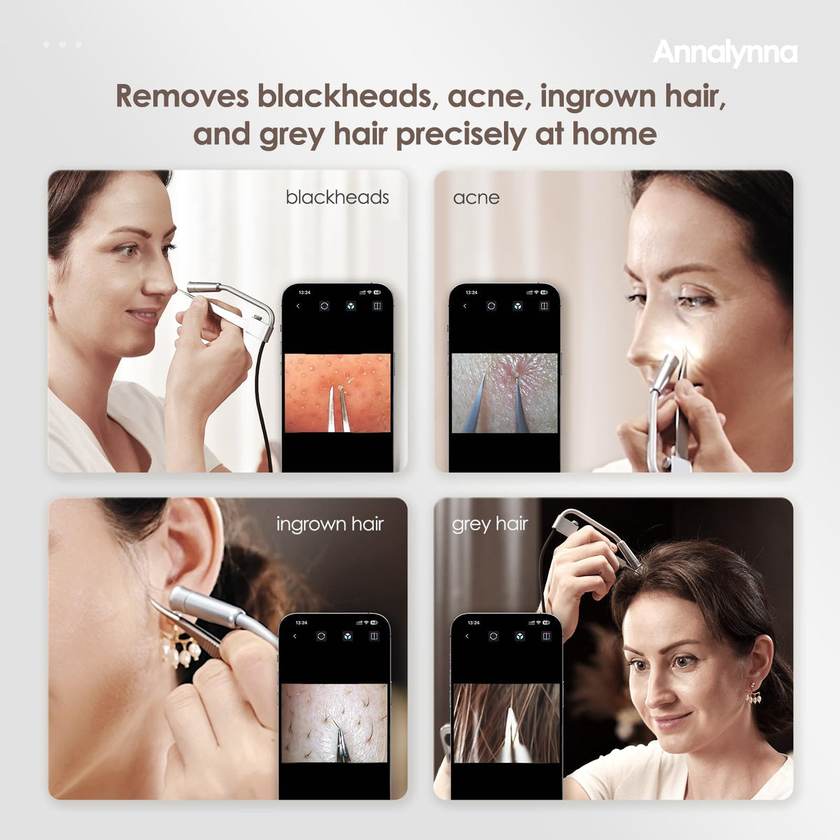 Ultra-fine 0.08mm tips glide smoothly on skin.