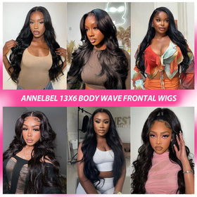 ANNELBEL wig ideal for weddings and travel occasions with full look