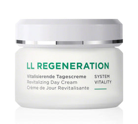 ANNEMARIE BÖRLIND LL REGENERATION day cream packshot highlights anti-aging benefits.
