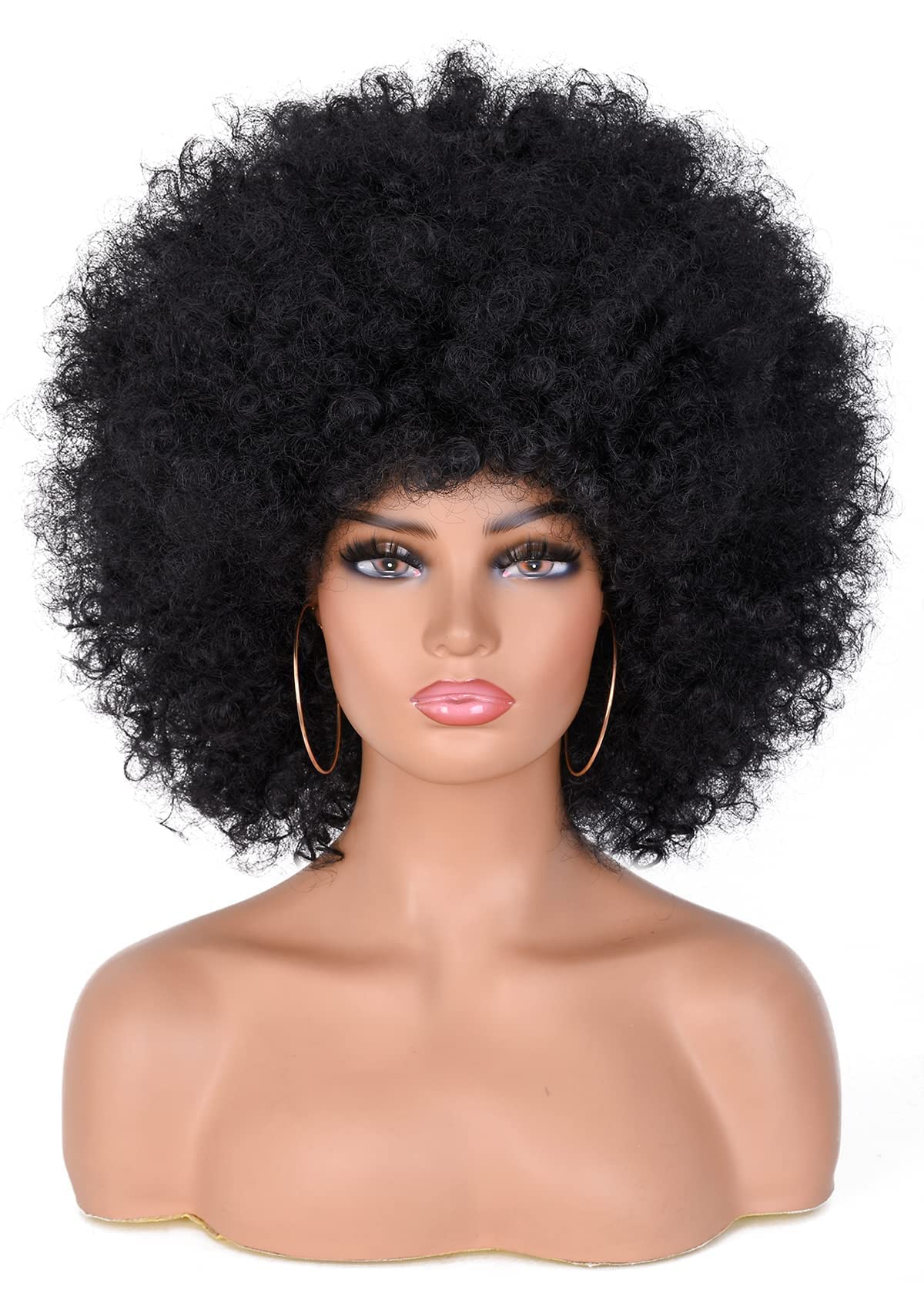 ANNISOUL Afro wig kinky texture adds authentic volume and easy styling.