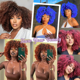 ANNISOUL wig that’s easy to refresh with fluff and reshaping