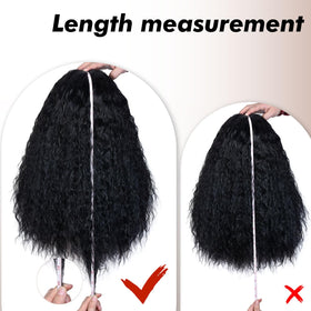 Annivia Curly Wig breathable cap: all-day comfort during wear.