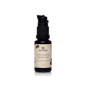Annmarie Anti-Aging Facial Oil bottle emphasizes rich hydration for dry skin