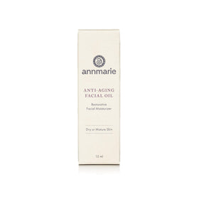Annmarie Anti-Aging Facial Oil droplet on skin demonstrates quick absorption