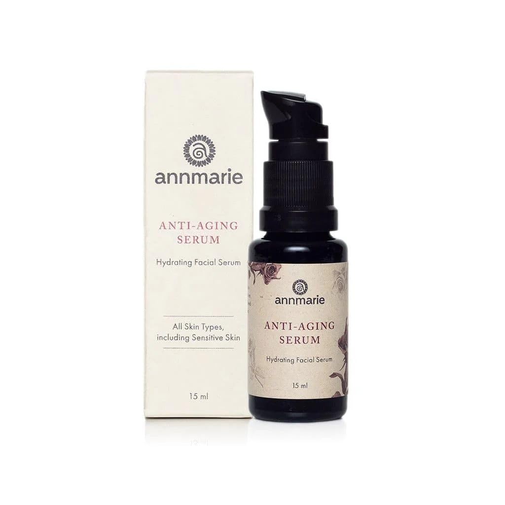 Annmarie Anti-Aging Serum travel-size bottle for on-the-go hydration.