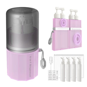 AnOis7ter 4-in-1 travel dispenser assembled for easy on-the-go use