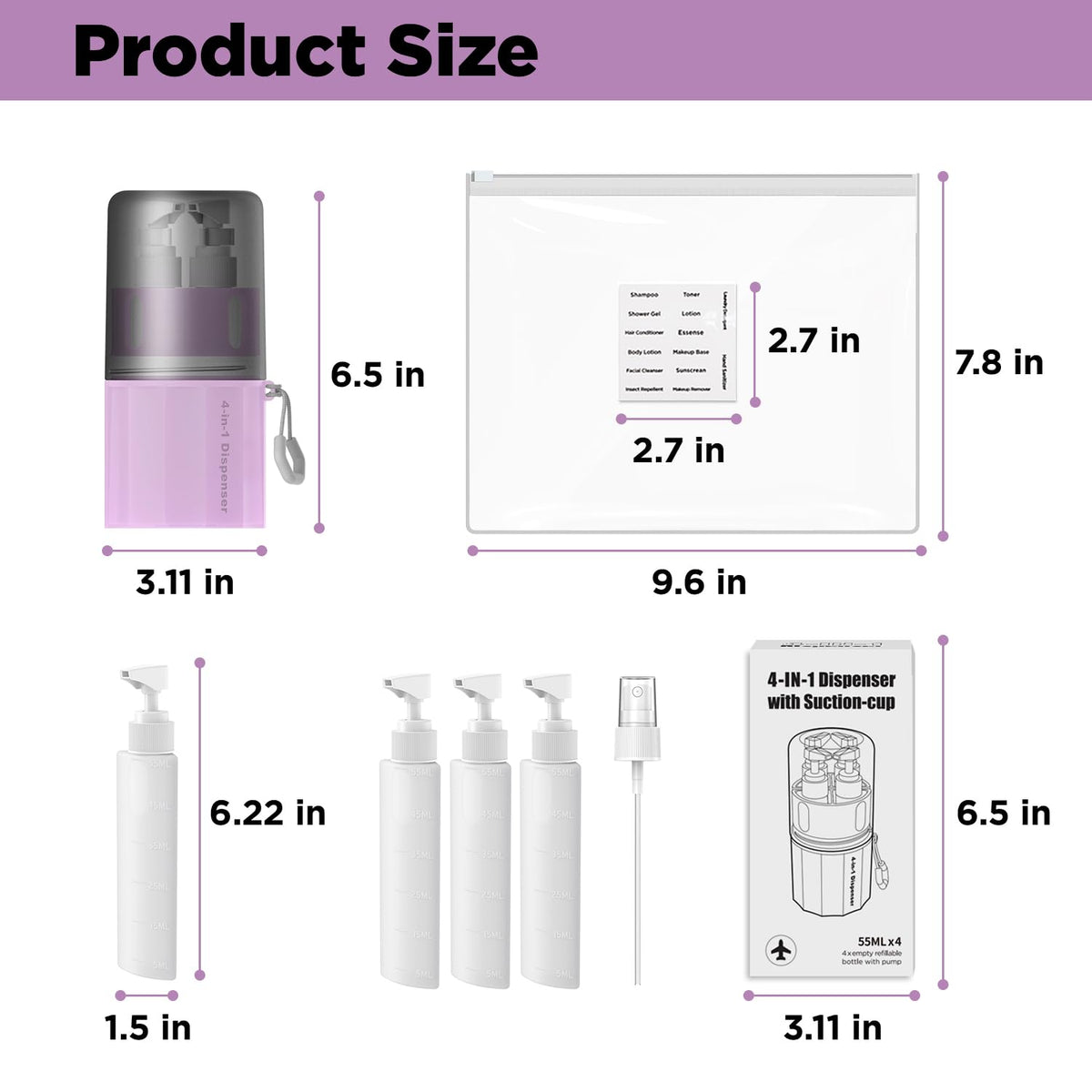 AnOis7ter BPA-free material ensures safe storage