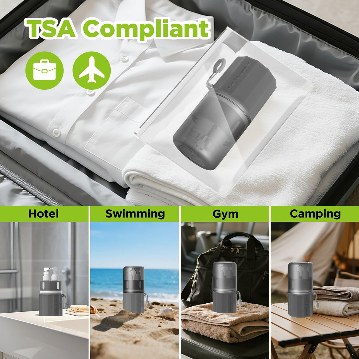 Gift-ready travel set, ideal for jet setters and organizers.