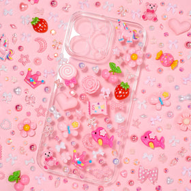 AnoleAir candy bear cartoon charms for playful nail art and accessory decorating.
