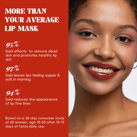 ANRCOLLECT lip scrub texture in action ready to buff dry lips