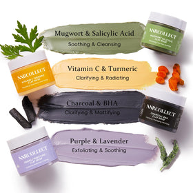 ANRCOLLECT purple-clay-mask purifies pores and nourishes skin.