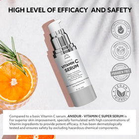 ANSDUR Hyaluronic acid hydration delivers plump skin.