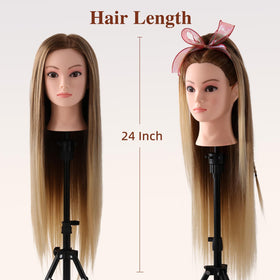 Anstar cosmetology mannequin head ideal for students to practice styling and jewelry display