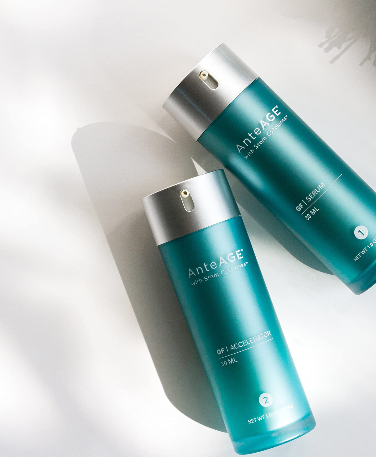 AnteAGE Pro System Serum application swatch for texture refinement.