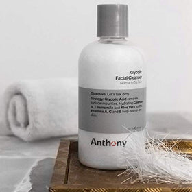 Anthony Glycolic Cleanser beard-hair lift image for closer, smoother shave prep.