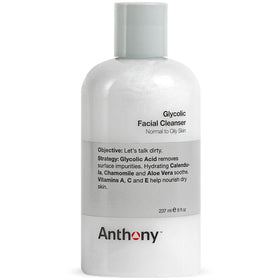 Anthony Glycolic Cleanser bottle-front for daily cleansing