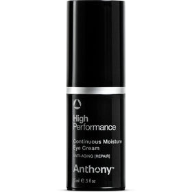 The Anthony High-Performance Eye Cream jar close-up highlights deep hydration.