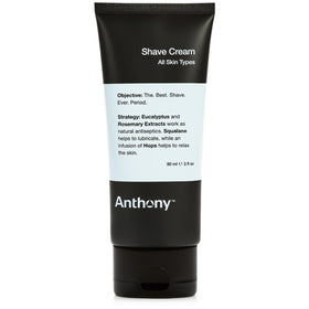 Anthony shaving cream dense lather improves glide for a smoother shave