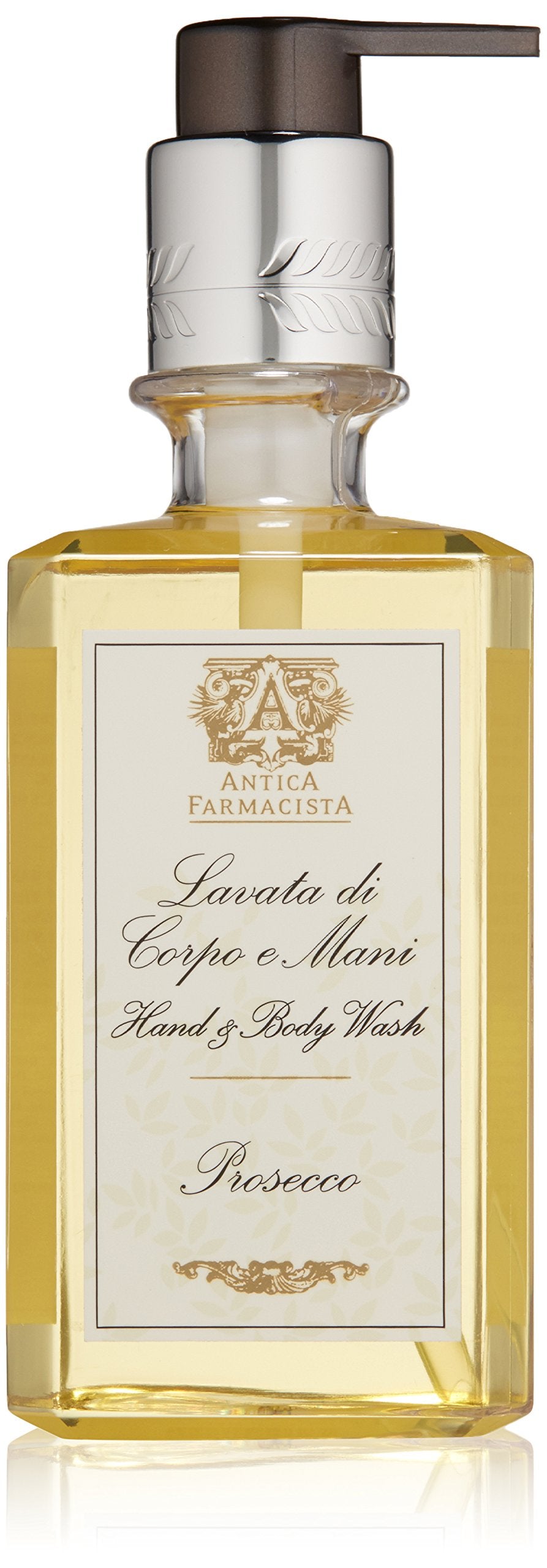 Antica Farmacista hand wash bottle with rich, hydrating lather for moisturized hands.