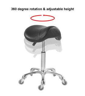 Antlu Saddle Stool base with lightweight yet sturdy cast aluminum frame.