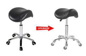 Antlu Saddle Stool ergonomic design supports back and spine during long sessions.