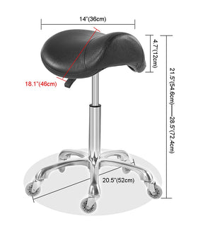Antlu Saddle Stool supports up to 350 lbs for durable daily use.