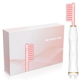 ANTMPO Hair Growth Comb front view shows portable design for home or travel.