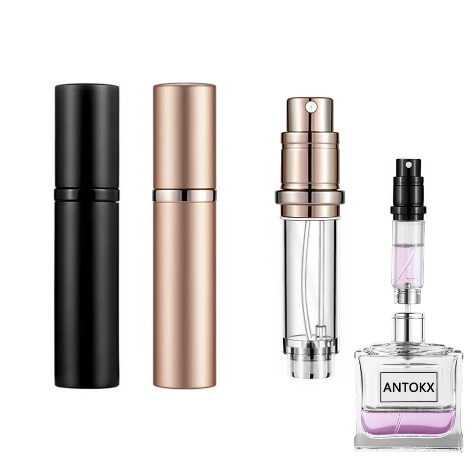 ANTOKX travel perfume bottle compact for easy packing and on-the-go refreshment.