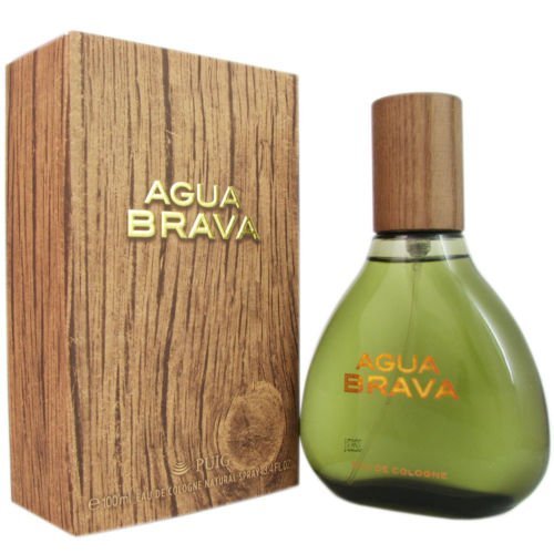 Antonio Puig Agua Brava splash view, timeless fragrance for nights out.