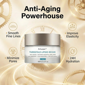 Antyoper cream on hand showing soothing texture and hydration.