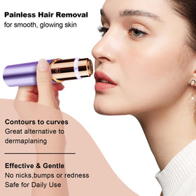 ANUMITRA Gen 3 Pro chin and cheek trim for smooth makeup-ready skin.
